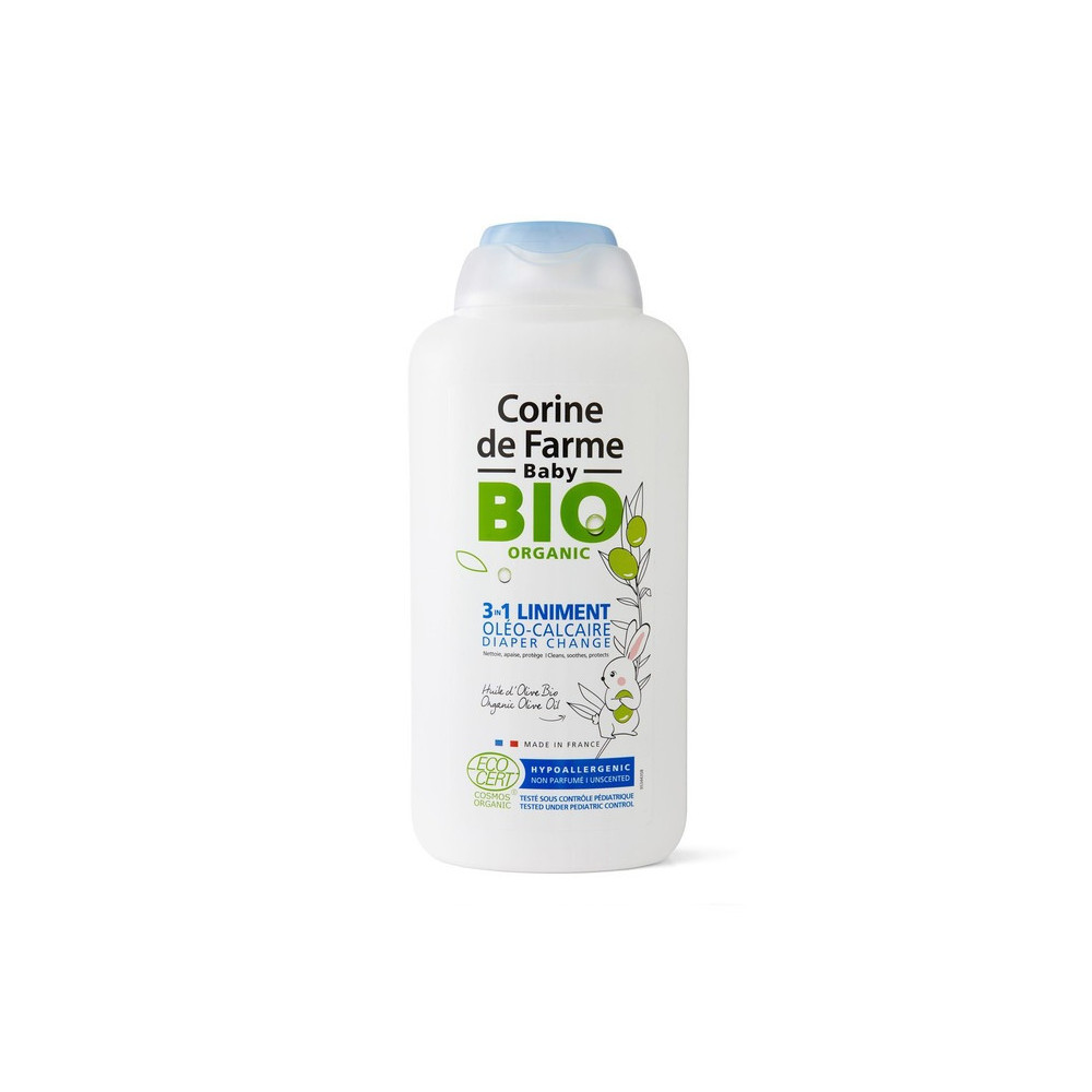 Corine De Farme Baby Bio Organic 3 In 1 Liniment Diaper Change Cream 500ml