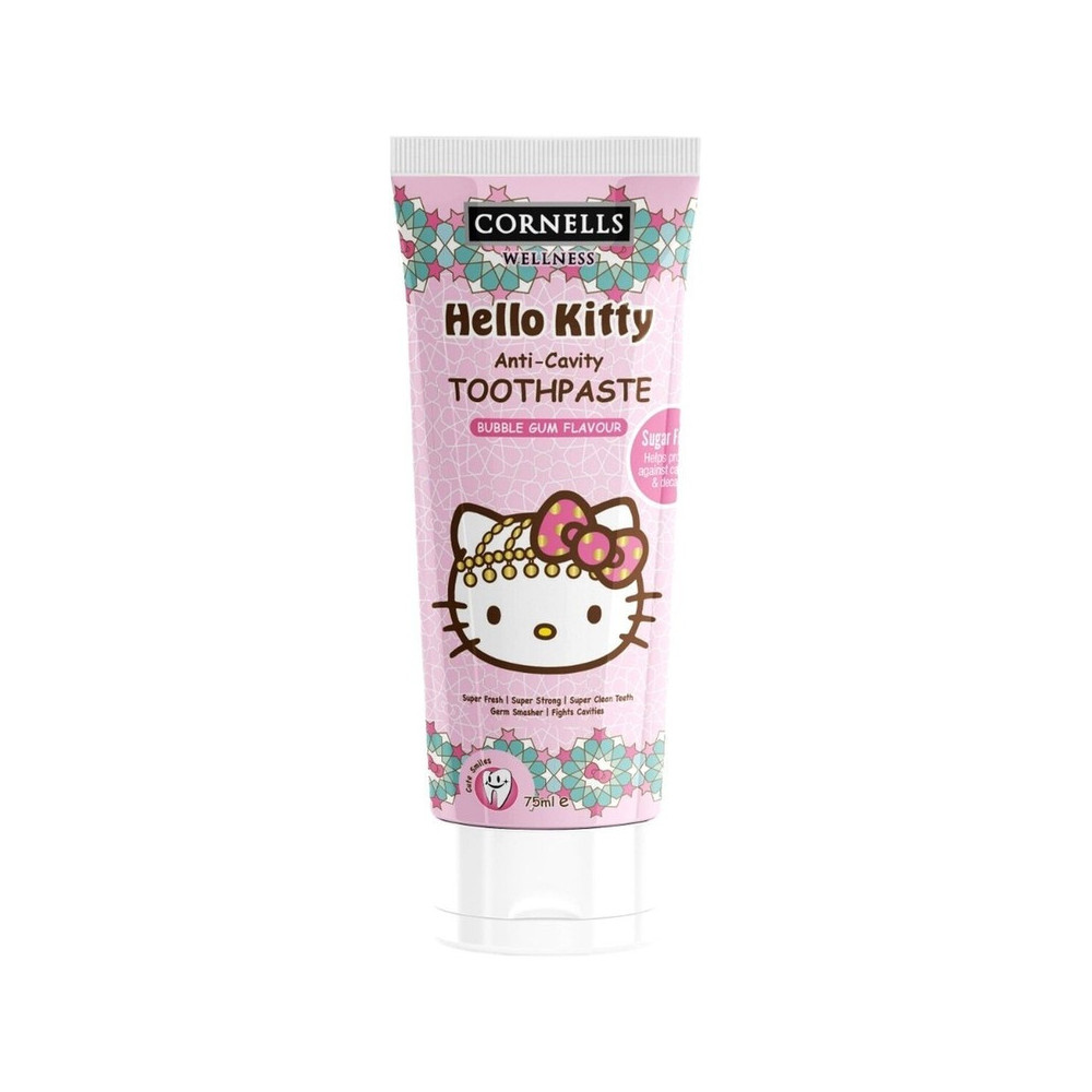 Cornells Hello Kitty Bubble Gum Flavour Toothpaste 75ml