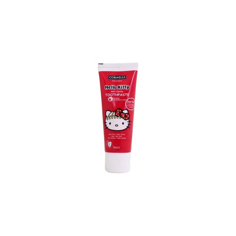 Cornells Hello Kitty Strawberry Gel Toothpaste 75ml