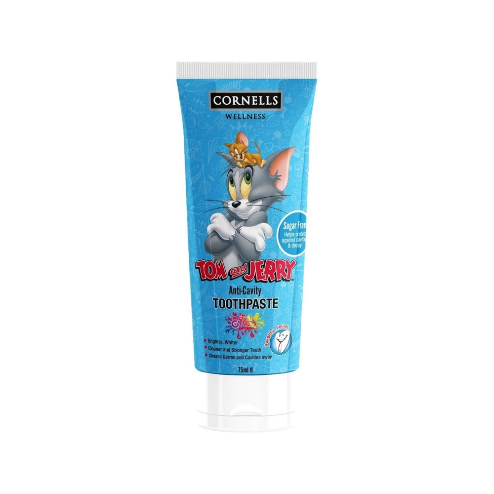 Cornells Tom And Jerry Fruit Crush Toothpaste 75ml