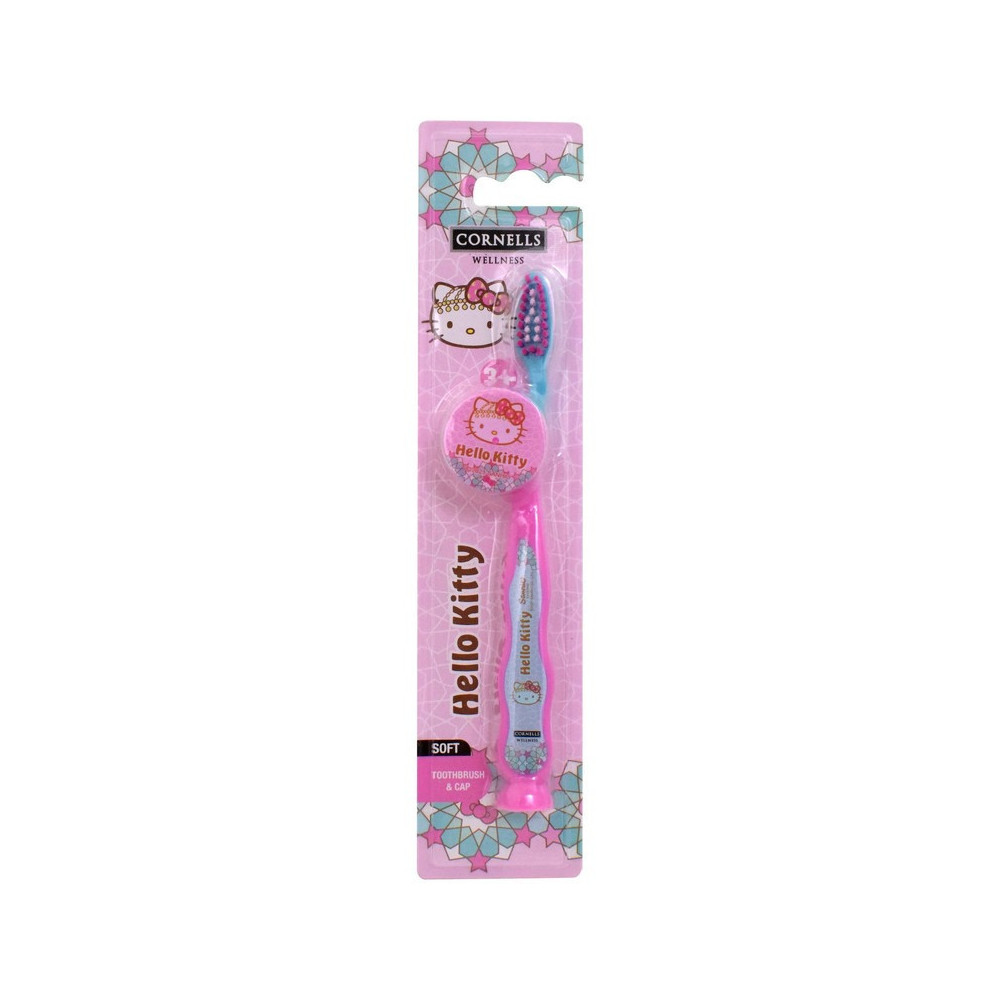 Cornells Hello Kitty Tooth Brush With Cap