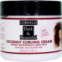 Cornells Dark And Beautiful Coconut Curling Hair Cream 300ml