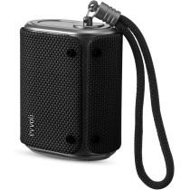 Evvoli 5 Watts Water-Resistant Indoor & Outdoor Bluetooth Speaker With a Built-in Microphone -EVAUD-MB5A, Black