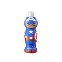 Air-Val Captain America Figure 1D Shower Gel And Shampoo 2 in 1 400 ml