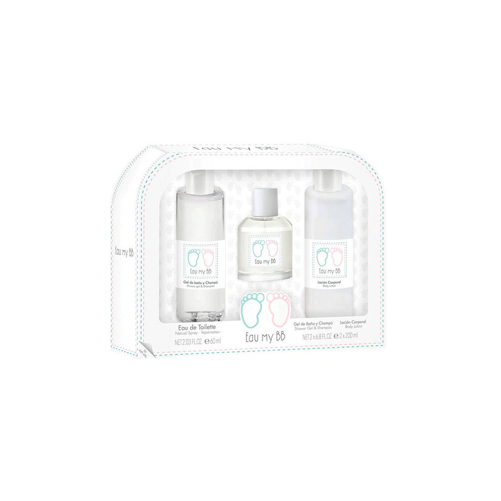 Air-Val Eau My BB 60ml Body Lotion 200ml And Shower Gel 200ml Set