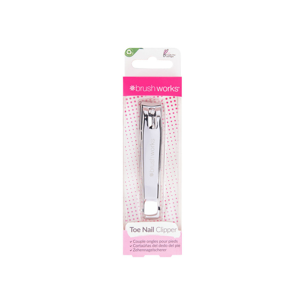 Brushworks Stainless Steel Toe Nail Clipper