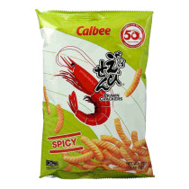 Calbee Prawn Crackers Spicy...