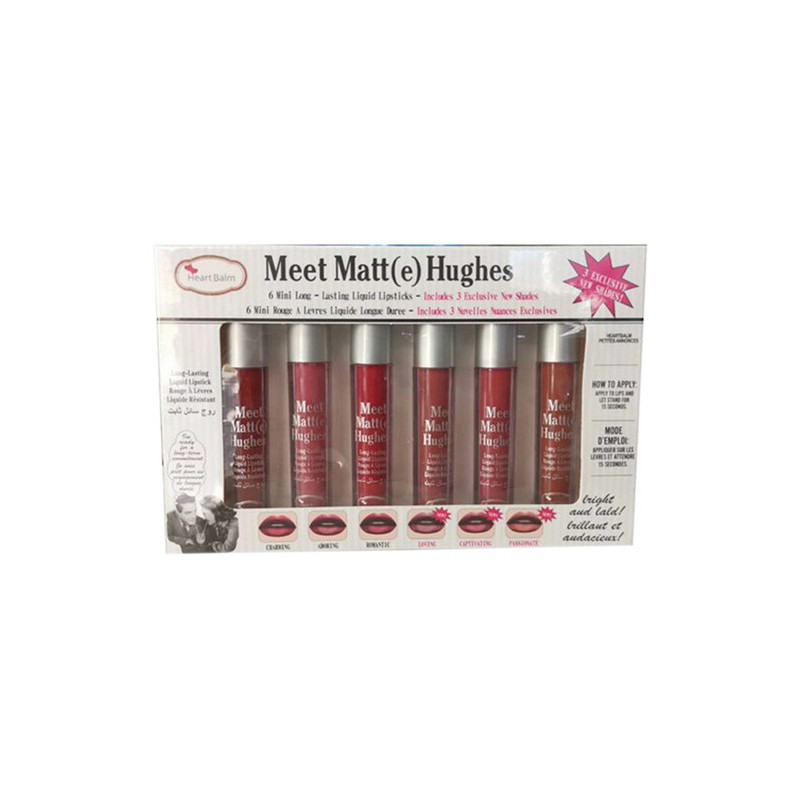 6 Piece Meet Matt Hughes Liquid Lipstick Set Multicolour