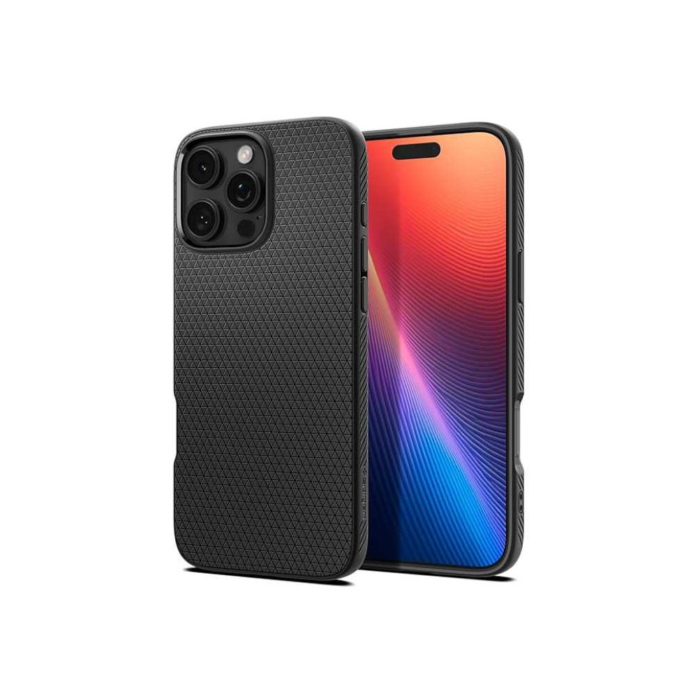 Spigen Liquid Air Designed For Iphone 16 Pro Max Case Cover, Matte Black