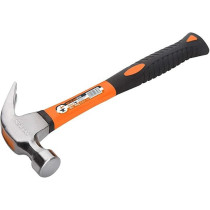 Wokin Aloy Steel Claw Hammer With Ergonomic Handle 450g, Orange/Black