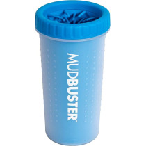 Mudbuster Portable Dog Paw Washer With Soft Silicone Cup With Bristles Large, Pro Blue