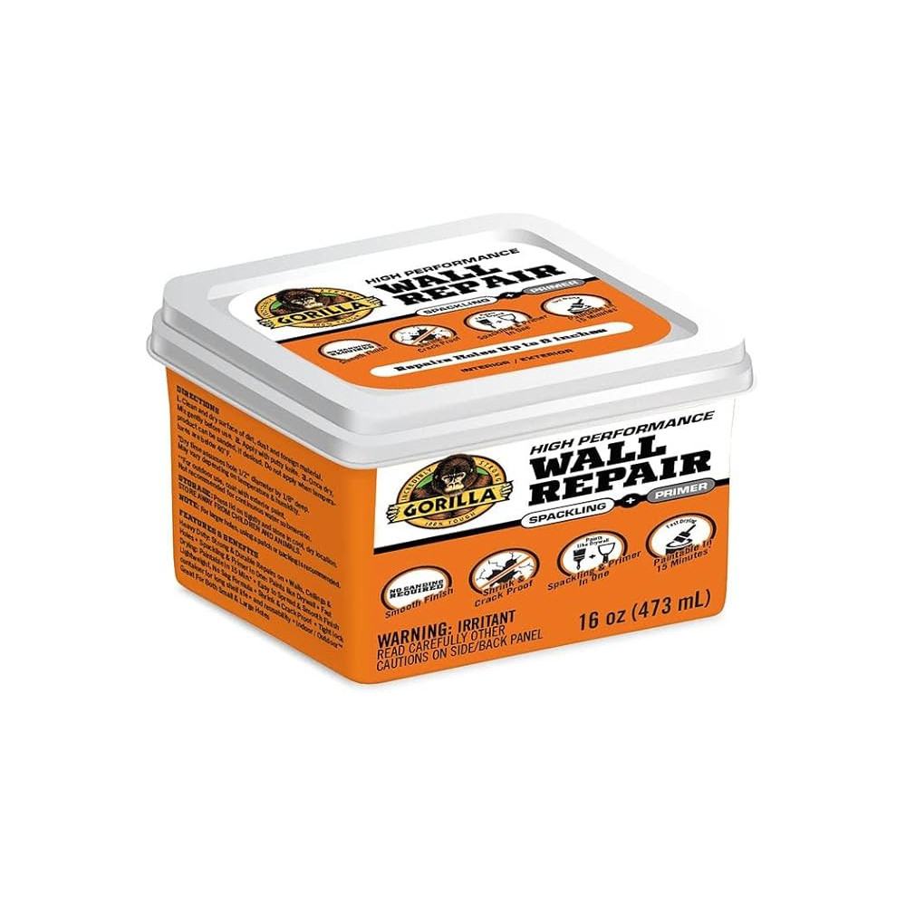 Gorilla High Performance Wall Repair Speckling Plus Primer, Paintable In 15 Minutes 473ml