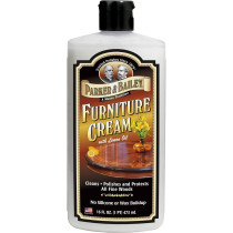Parker And Bailey Furniture Cream With Lemon Oil, Cleans Polishes And Protects All Fine Wood, 473ml