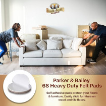 Parker And Bailey Heavy Duty Self Adhesive 68 Felt Pad