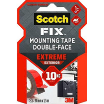 Scotch Double Sided Extremely Strong Mount Extreme Exterior Tape 19mm x 1.5m