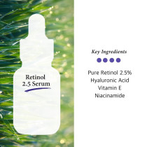 Cos De Baha Rs Retinol 2.5 Serum, High Strength Solution for Face without a Prescription, 30Ml