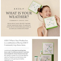 Axis-Y What Is Your Weather Beauty Box Bundle Set, 5 Pcs