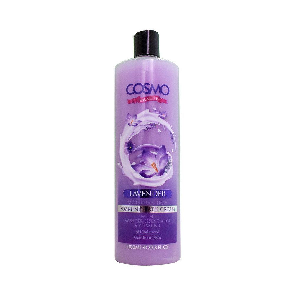 Cosmo Beaute Moisture Rich Foaming Bath Lavender 1000 ml