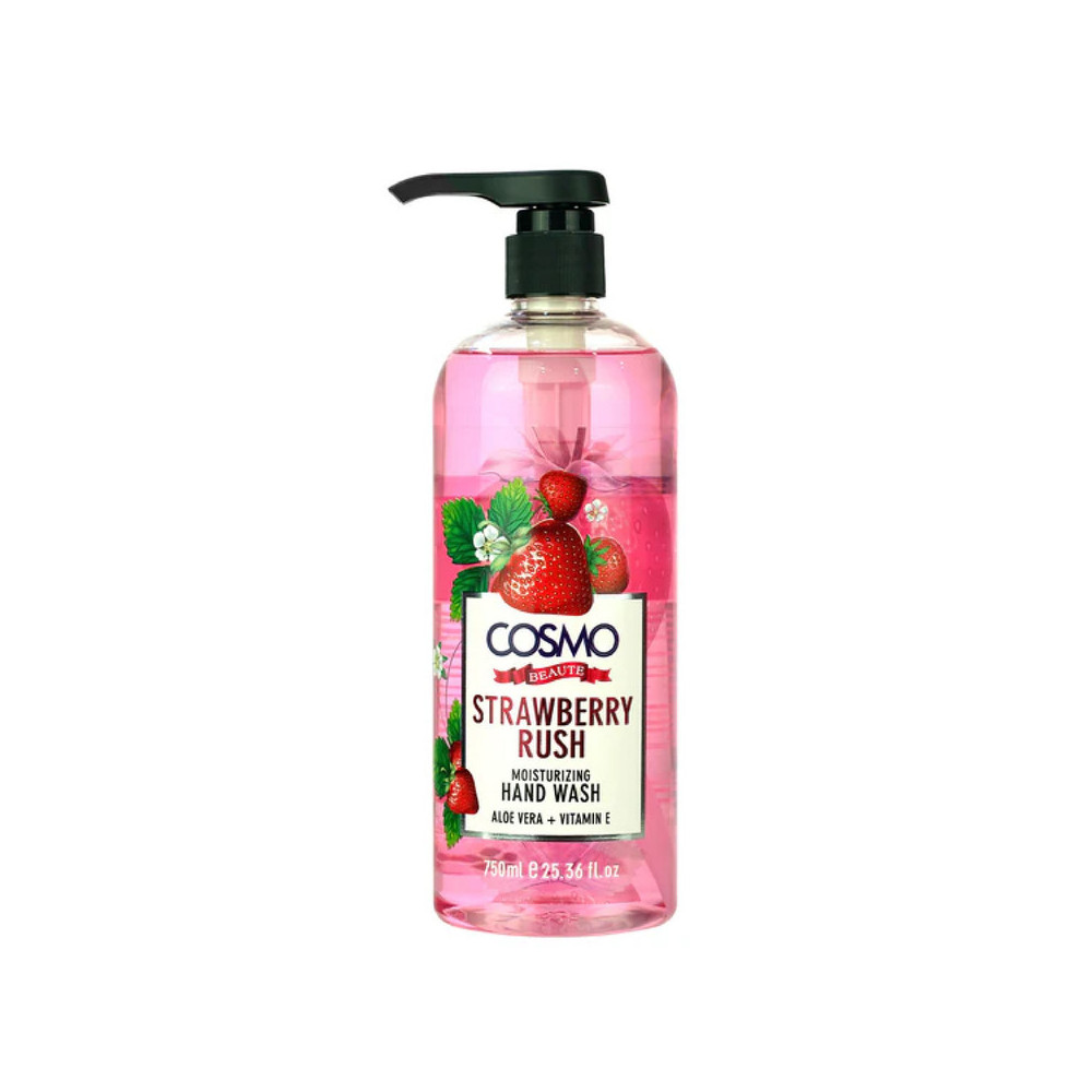 Cosmo Beauty Hand Wash Strawberry Rush 750ml