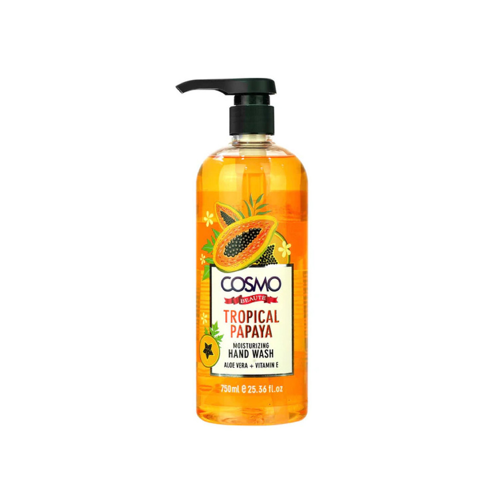 Cosmo Beauty Hand Wash Tropical Papaya 750ml