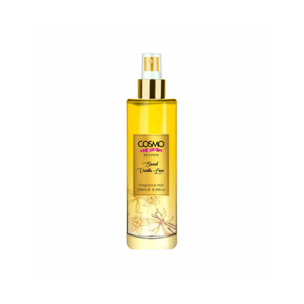 Cosmo Long Lasting Body Mist With Sweet Vanilla Love 250ml