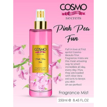 Cosmo Long Lasting Body Mist With Pink Pea Fun 250ml