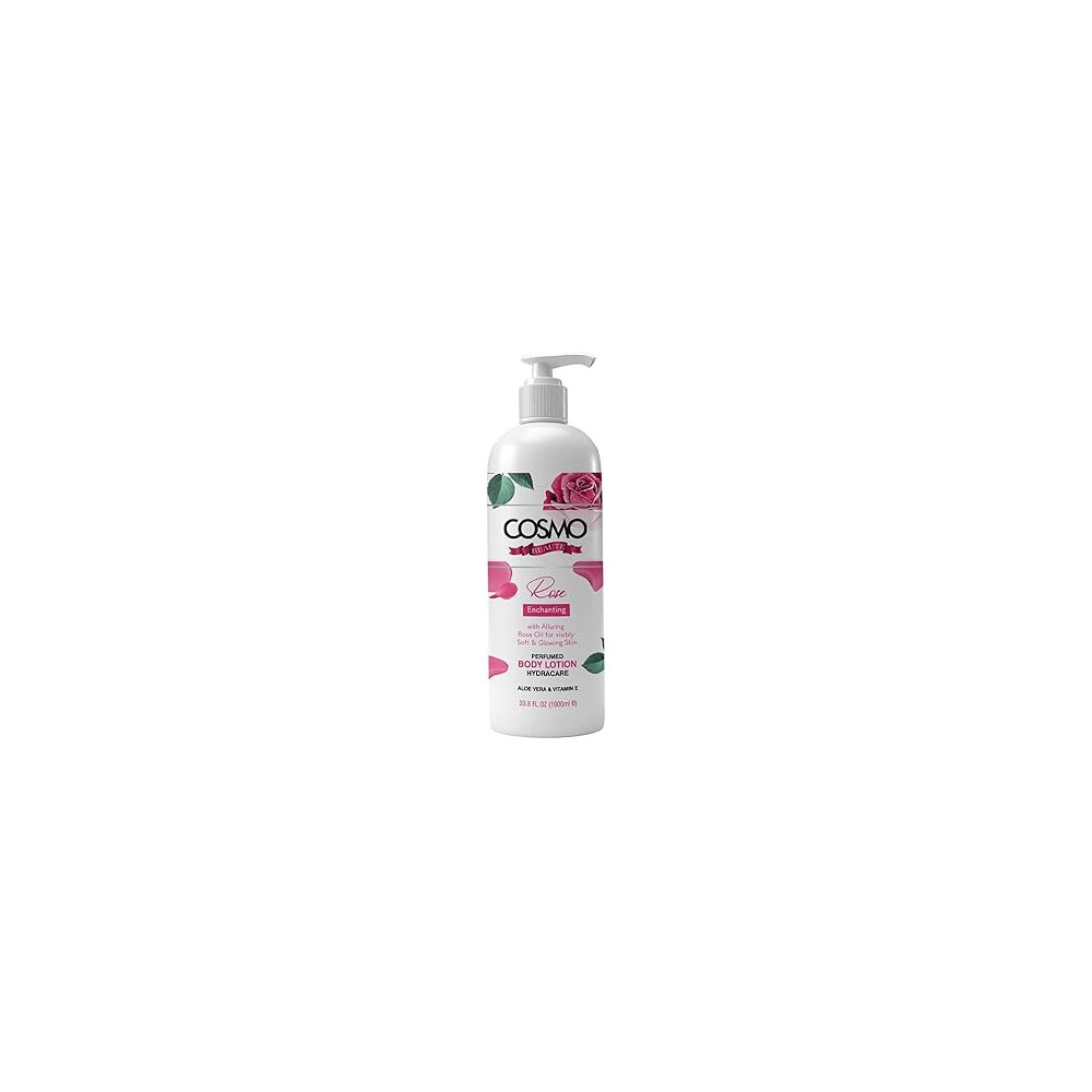 Cosmo Beaute Perfumed Body Lotion With Rose Oil 1000 ml