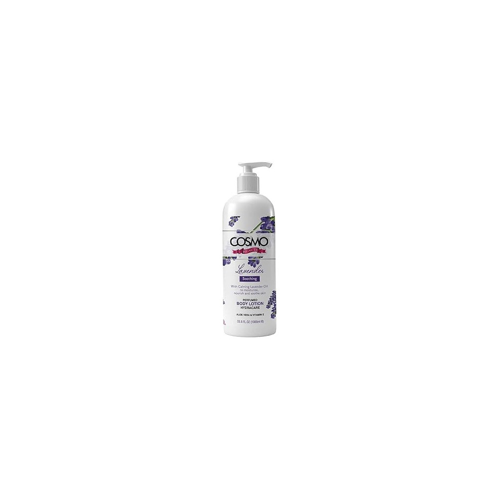 Cosmo Beaute Perfumed Body Lotion With Lavender Oil 1000 ml