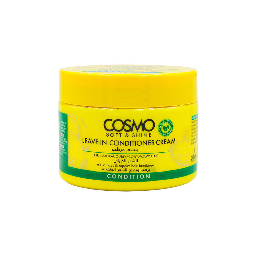 Cosmo Soft And Shine Leave In Conditioner Cream For All Hair Types 325g