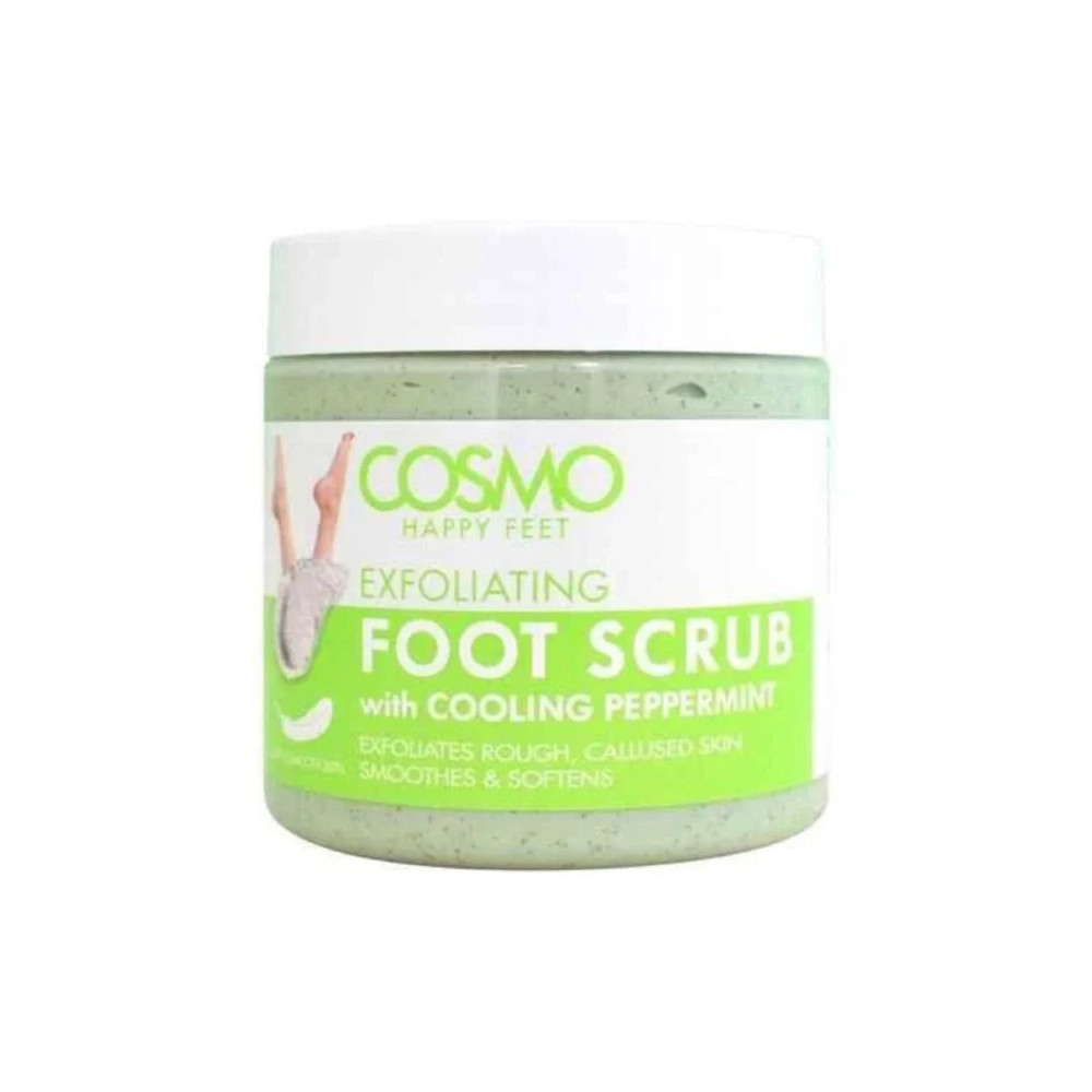 Cosmo Exfoliating Foot Scrub with Cooling Peppermint 500Ml