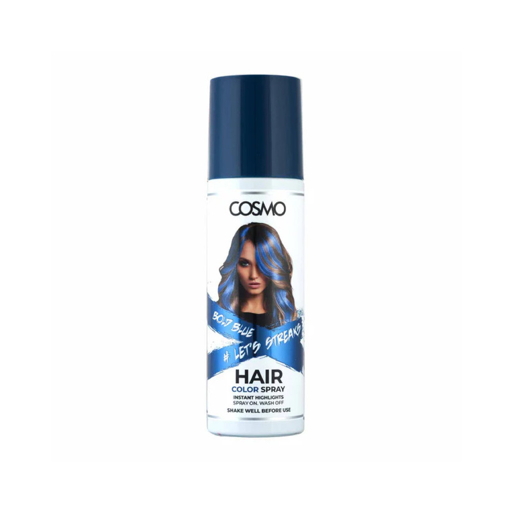 Cosmo Bold Blue Hair Color Spray 100ml