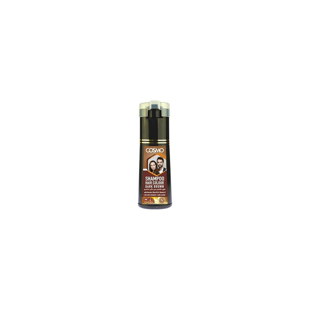 Cosmo Shampoo Hair Colour Dark Brown 180ml