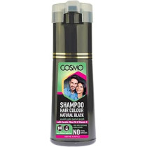 Cosmo Men Beard & Moustache Colour Shampoo Natural Black 180ml