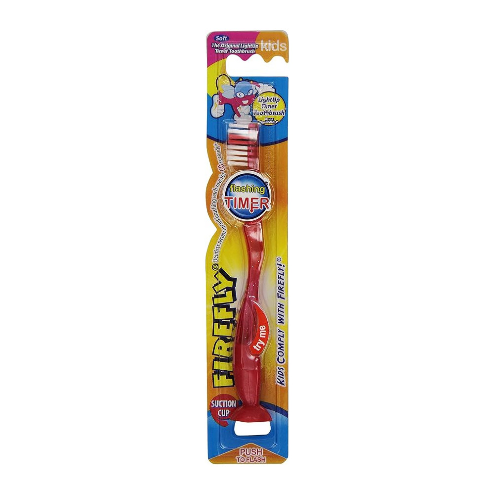 Dr Fresh Toothbrush With Soft Touch Flash And Suction Cup
