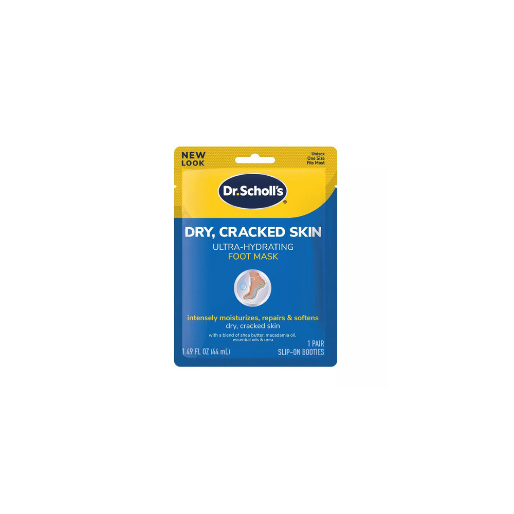 Dr. Scholls Foot Mask For Dry Cracked Skin 1 Pair, 44ml