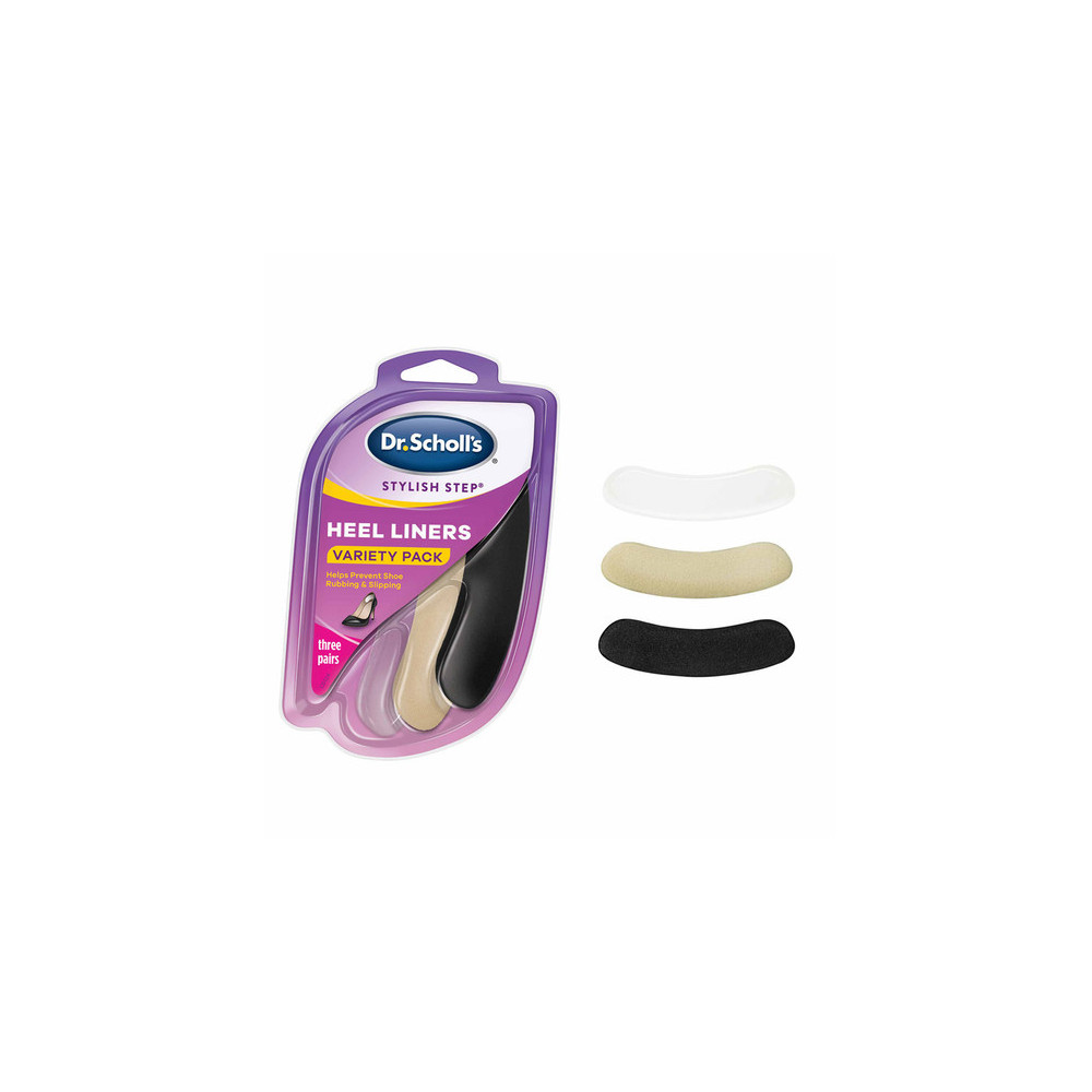 Dr. Scholls Stylish Step Heel Liners Variety Pack