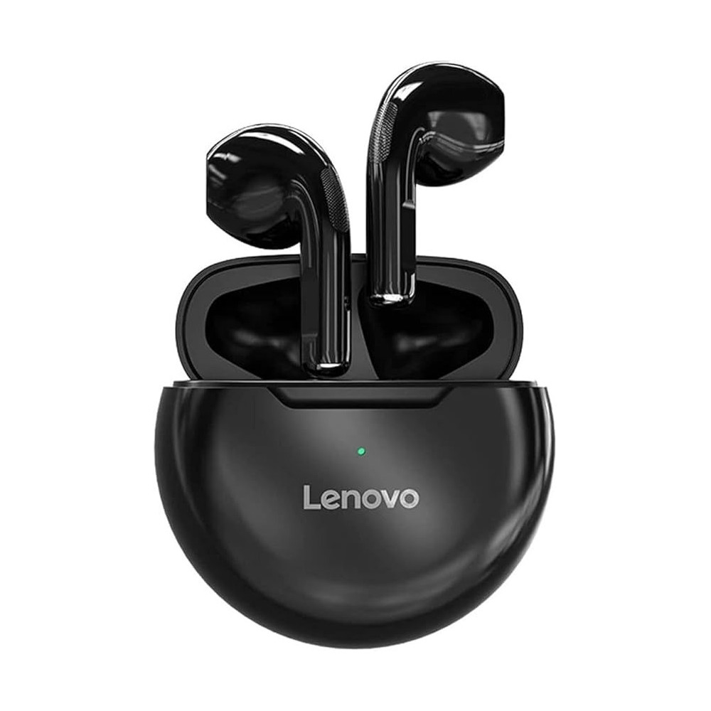 Lenovo True Wireless Stereo Half In-Ear Earphones HT38, Black