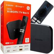 Xiaomi Mi Box S (2nd Gen) with 4K Ultra HD Streaming Media Player Dual Band Connectivity Google TV And Google Assistant And Remote Supported, Black