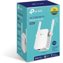 TP-Link AC1200 WiFi Range Extender Up to 1200Mbps Dual Band WiFi Extender, Repeater, Wifi Signal Booster, Access Point Easy Set Up Extends Internet Wifi to Smart Home And Alexa Devices RE305, White