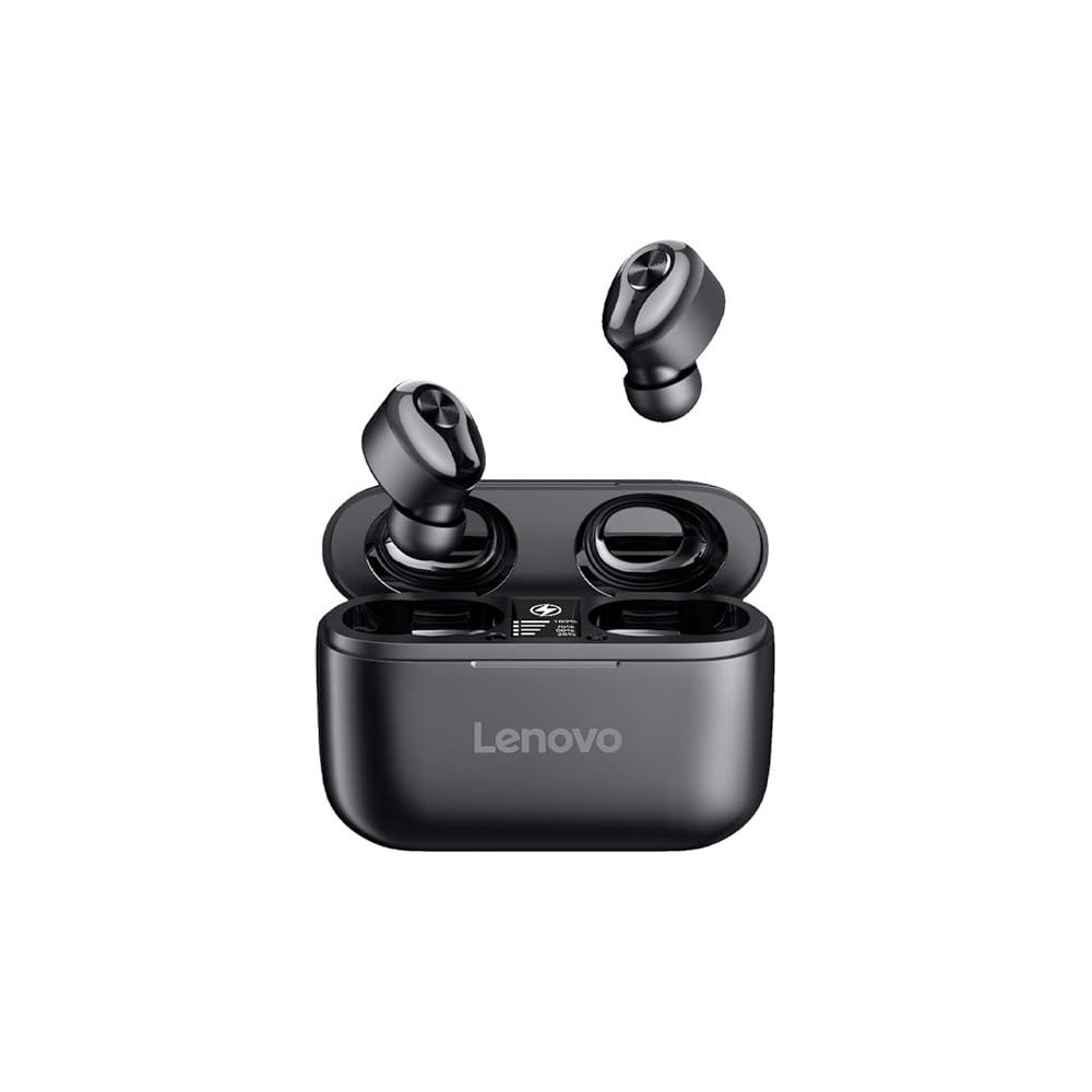 Lenovo True Wireless Stereo In-Ear Earphone, HT18, Black