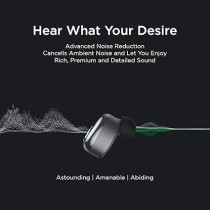 Lenovo True Wireless Stereo In-Ear Earphone, HT18, Black