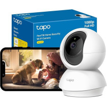 TP-Link Tapo Pan/Tilt Smart Security Camera CCTV, Tapo C200, White