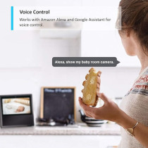 TP-Link Tapo Pan/Tilt Smart Security Camera CCTV, Tapo C200, White