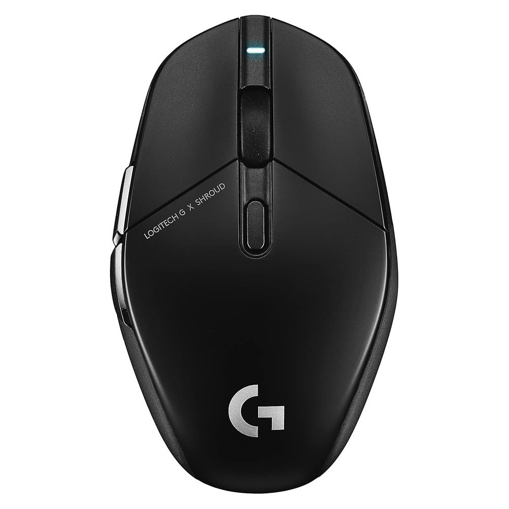 Logitech G303 Shroud Edition Wireless Gaming Mouse, LIGHTSPEED HERO 25K 25,600 DPI 75 Grams 5-Buttons, PC Black