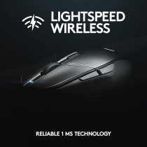 Logitech G303 Shroud Edition Wireless Gaming Mouse, LIGHTSPEED HERO 25K 25,600 DPI 75 Grams 5-Buttons, PC Black