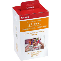 Canon Rp108 Post Card Size Color Ink/Paper Set