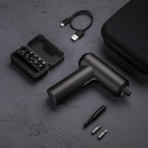 Xiaomi MI Cordless Screwdriver 5N m High Torque, 2000mAh large Capacity Battery 12S2 Alloy Steel Tips, Black