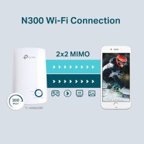 TP-Link 300MBPS Universal WiFi Range Extender,TL-WA850RE, White