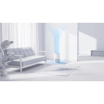 Xiaomi Smart Air Purifier 4 Compact EU works with Ok Google Alexa Mi Home APP Room Size 48 m, White, AC-M18-SC