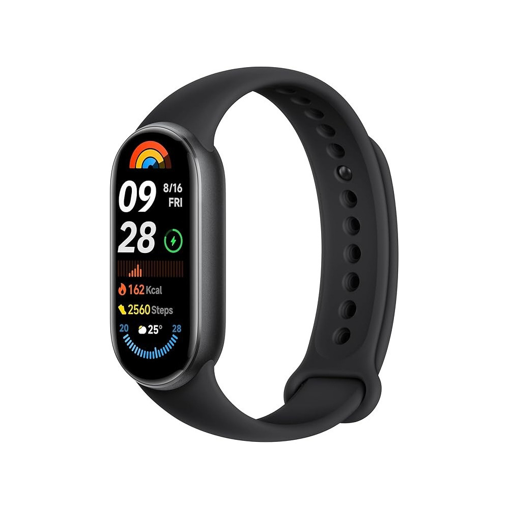 Xiaomi Smart Band 9 1.62 Inch AMOLED display Touchscreen, Multisport Tracker, Activity Tracker, Heart Rate Monitor Bluetooth Connectivity, Midnight Black
